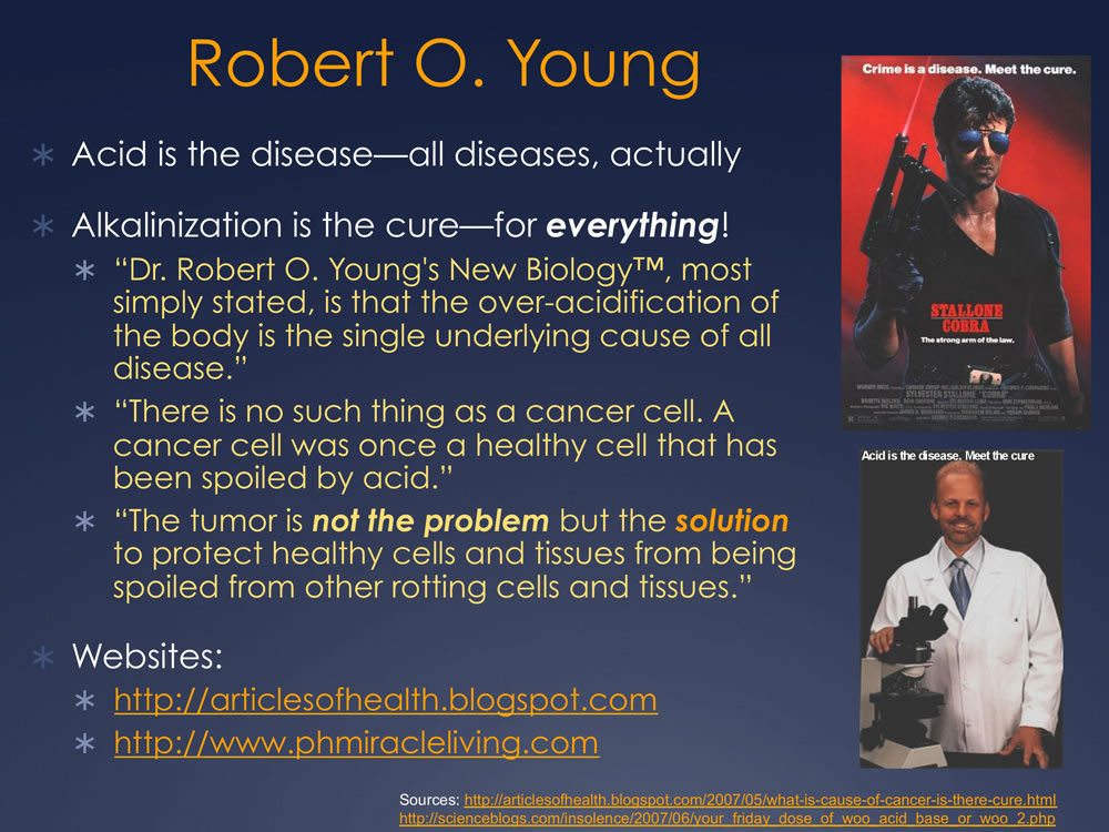 Dr robert o young