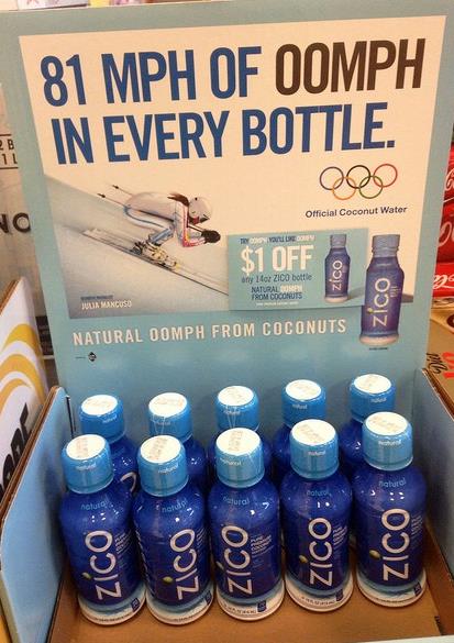 Ski faster with coconut water?