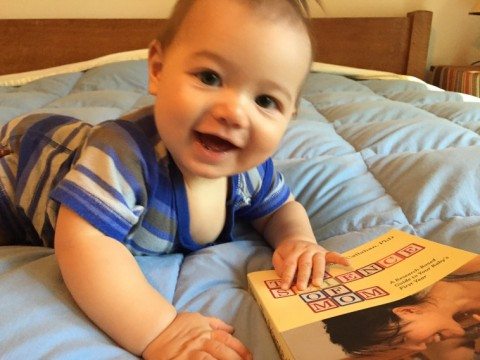 From the author's website: "Shameless use of cute baby to promote book"