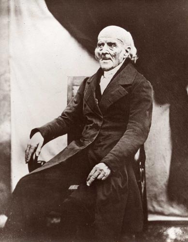 Samuel Hahnemann, inventor of homeopathy, in 1841
