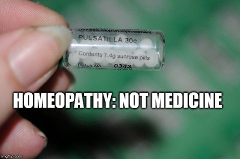 Homeopathy – not medicine