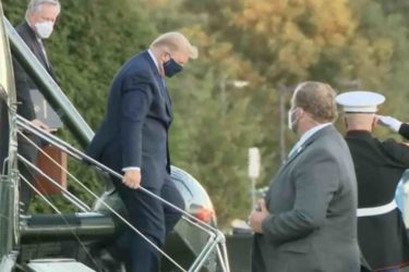 Donald Trump heading to Walter Reed Medical Center
