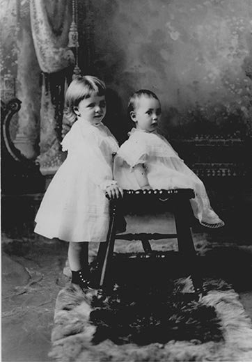 A brother and sister c. 1905.