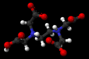 EDTA structure. Chelation