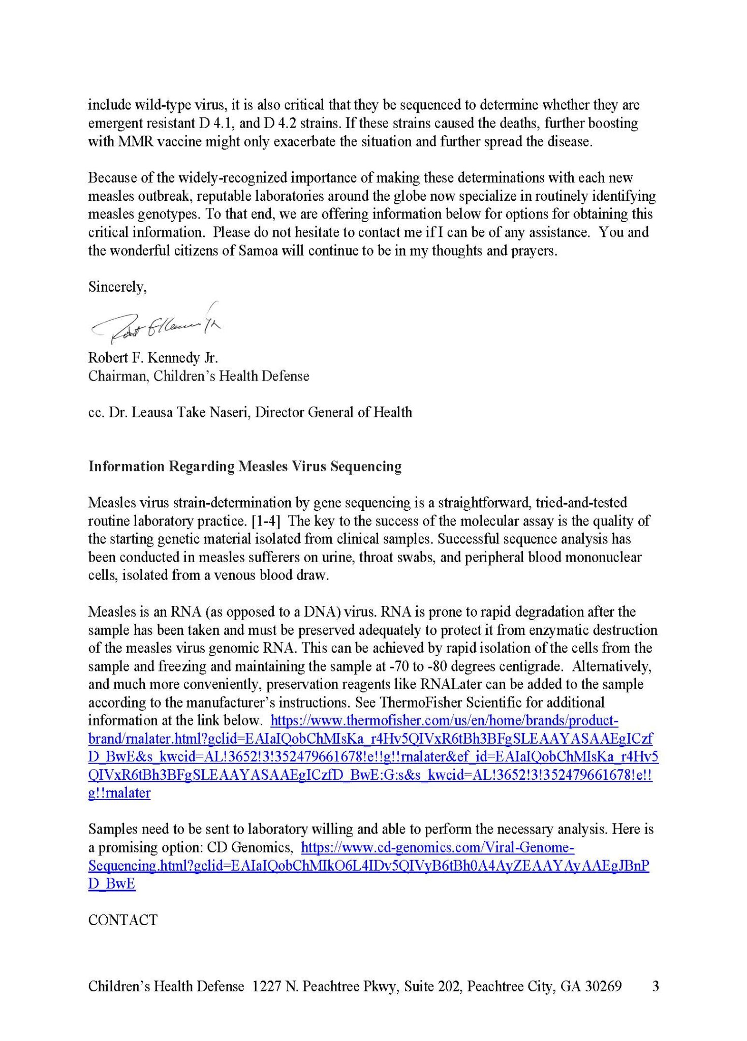 Gaslighting RFK Jr.’s role in the deadly Samoan measles outbreak ...