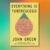 Book cover of "Everything Is Tuberculosis" by John Green, featuring a yellow background with a large colored drop and the subtitle "The History and Persistence of Our Deadliest Infection.