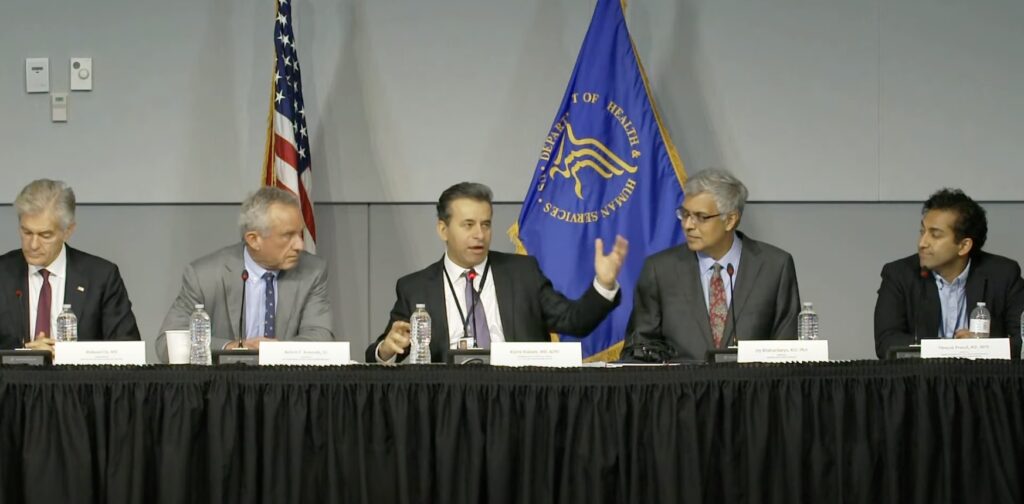 Mehmet Oz, Robert F. Kennedy Jr., Marty Makary, Jay Bhattacharya, Vinay Prasad