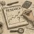 A hand draws a rising graph with a question mark in a notebook labeled "RESEARCH" on a cluttered desk with charts, a calculator, crumpled papers, coffee, a magnifying glass, and a "REFERENCE" card.