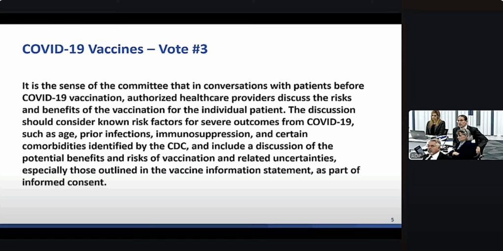 COVID vote #3 ACIP