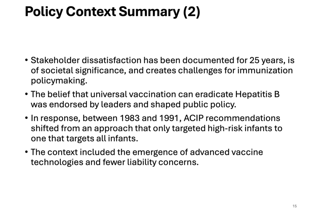 Pebsworth hepatitis B vibes