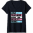 A black V-neck T-shirt with text in block letters over trans pride flag colors reading: "Leave trans kids alone you absolute freaks.