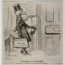 Cartoon of a duck in a suit and top hat carrying signs for fake doctors and entering a door labeled with doctors’ names, satirizing medical quackery. Text below reads: “Quacks of a Feather.”.