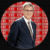A man in a suit smiles, his portrait superimposed on a red background with "NO MORE LOCKDOWNS!" repeated.