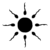 A black silhouette of a large central circle surrounded by eight sperm-like shapes, radiating outward against a light background.