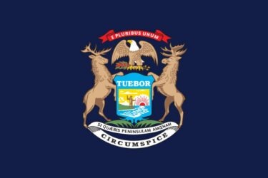 Michigan state flag