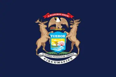 Michigan state flag