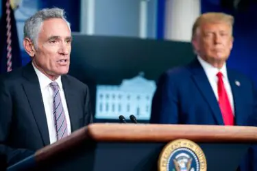 Scott Atlas and Donald Trump