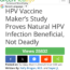 A screenshot of a GreenMedInfo article titled "HPV Vaccine Maker’s Study Proves Natural HPV Infection Beneficial, Not Deadly," showing 25,832 views and publication info below.